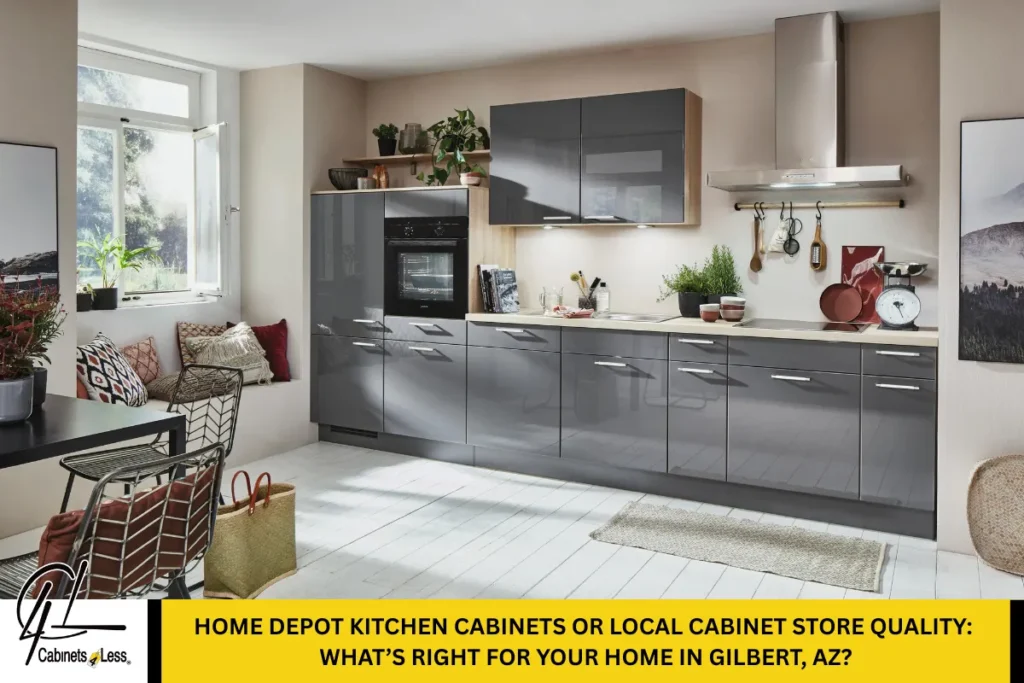 Home Depot Kitchen Cabinets vs. Local Cabinet Stores: Which is Right for Your Home in Gilbert, AZ?