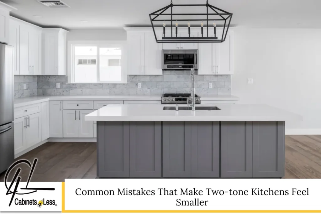 Common Mistakes That Make Two-tone Kitchens Feel Smaller