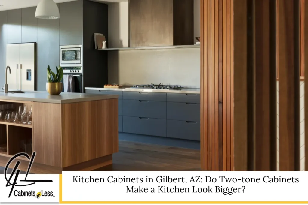 Kitchen Cabinets in Gilbert, AZ: Do Two-tone Cabinets Make a Kitchen Look Bigger?
