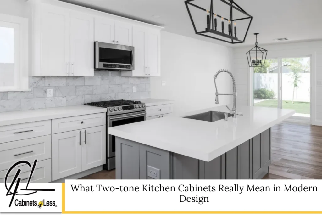 What Two-tone Kitchen Cabinets Really Mean in Modern Design